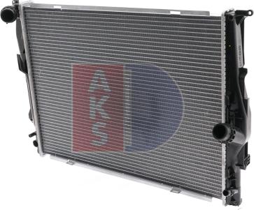 AKS Dasis 050043N - Радиатор, охлаждение двигателя autodif.ru