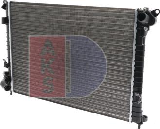 AKS Dasis 050035N - Радиатор, охлаждение двигателя autodif.ru
