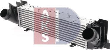 AKS Dasis 057025N - Интеркулер, теплообменник турбины autodif.ru