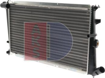 AKS Dasis 060220N - Радиатор, охлаждение двигателя autodif.ru