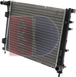 AKS Dasis 080009N - Радиатор, охлаждение двигателя autodif.ru