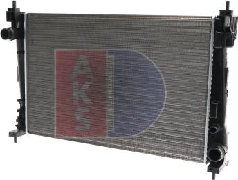 AKS Dasis 082038N - Радиатор, охлаждение двигателя autodif.ru