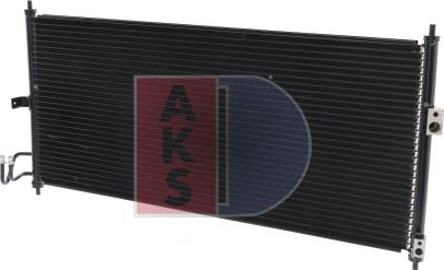 AKS Dasis 072015N - Конденсатор кондиционера autodif.ru