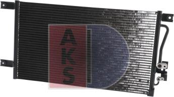AKS Dasis 142014N - Конденсатор кондиционера autodif.ru