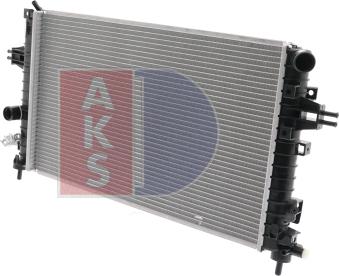 AKS Dasis 150056N - Радиатор, охлаждение двигателя autodif.ru