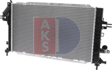 AKS Dasis 150063N - Радиатор, охлаждение двигателя autodif.ru