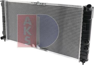 AKS Dasis 150017N - Радиатор, охлаждение двигателя autodif.ru