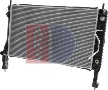 AKS Dasis 150079N - Радиатор, охлаждение двигателя autodif.ru