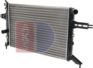 AKS Dasis 151980N - Радиатор, охлаждение двигателя autodif.ru