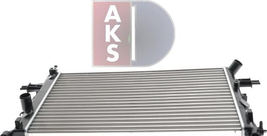 AKS Dasis 151670N - Радиатор, охлаждение двигателя autodif.ru