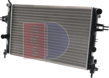 AKS Dasis 151670N - Радиатор, охлаждение двигателя autodif.ru