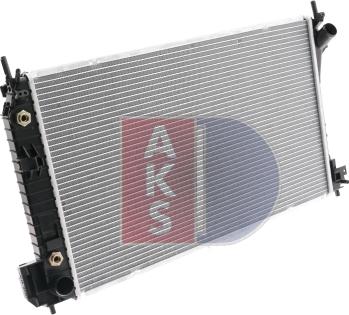 AKS Dasis 152007N - Радиатор, охлаждение двигателя autodif.ru