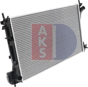 AKS Dasis 152012N - Радиатор, охлаждение двигателя autodif.ru