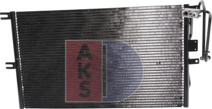 AKS Dasis 152110N - Конденсатор кондиционера autodif.ru