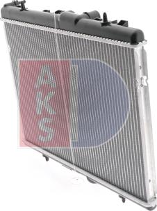 AKS Dasis 160108N - Радиатор, охлаждение двигателя autodif.ru