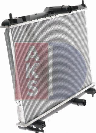 AKS Dasis 160119N - Радиатор, охлаждение двигателя autodif.ru