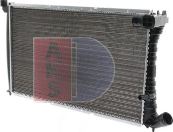AKS Dasis 160350N - Радиатор, охлаждение двигателя autodif.ru