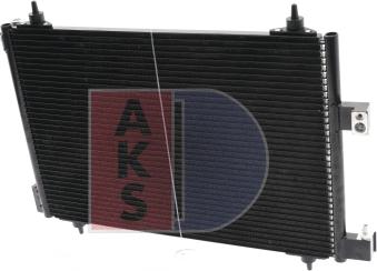 AKS Dasis 162013N - Конденсатор кондиционера autodif.ru