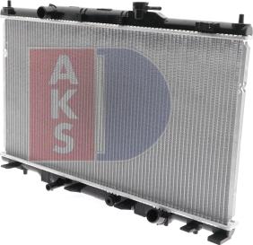 AKS Dasis 100004N - Радиатор, охлаждение двигателя autodif.ru