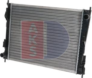 AKS Dasis 180063N - Радиатор, охлаждение двигателя autodif.ru