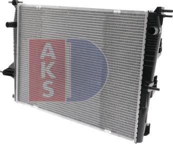 AKS Dasis 180083N - Радиатор, охлаждение двигателя autodif.ru