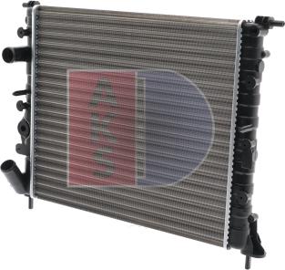 AKS Dasis 180240N - Радиатор, охлаждение двигателя autodif.ru