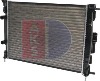AKS Dasis 181003N - Радиатор, охлаждение двигателя autodif.ru
