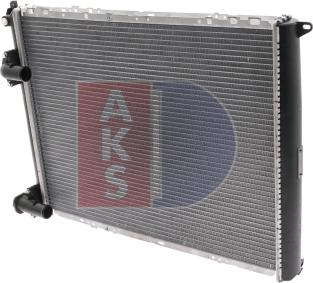 AKS Dasis 181120N - Радиатор, охлаждение двигателя autodif.ru
