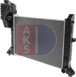 AKS Dasis 132160N - Радиатор, охлаждение двигателя autodif.ru