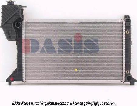 AKS Dasis 132130N - Радиатор, охлаждение двигателя autodif.ru