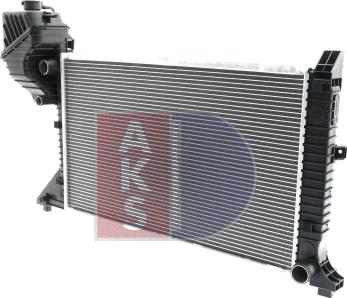 AKS Dasis 132310N - Радиатор, охлаждение двигателя autodif.ru