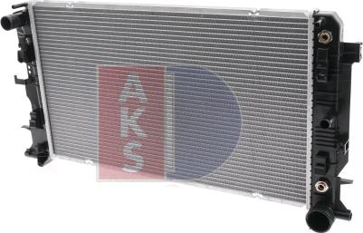 AKS Dasis 120001N - Радиатор, охлаждение двигателя autodif.ru