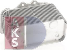 AKS Dasis 176011N - Масляный радиатор, двигательное масло autodif.ru