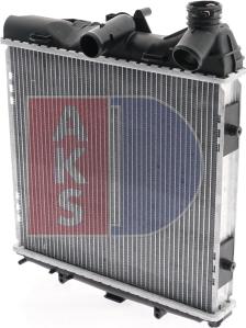 AKS Dasis 170006N - Радиатор, охлаждение двигателя autodif.ru