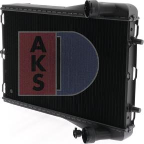 AKS Dasis 172004N - Радиатор, охлаждение двигателя autodif.ru