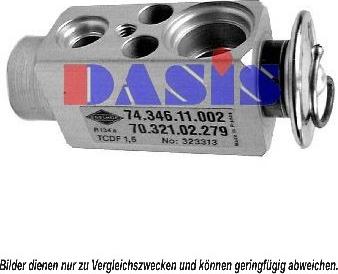AKS Dasis 840076N - Расширительный клапан, кондиционер autodif.ru