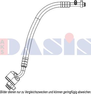 AKS Dasis 885893N - Трубопровод низкого давления, кондиционер autodif.ru