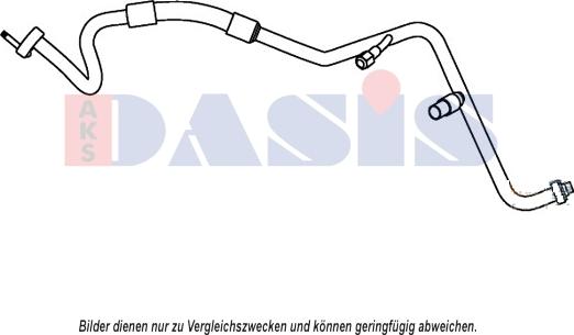 AKS Dasis 885841N - Трубопровод высокого / низкого давления, кондиционер autodif.ru