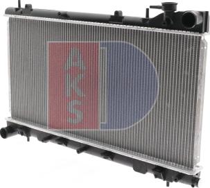 AKS Dasis 350015N - Радиатор, охлаждение двигателя autodif.ru