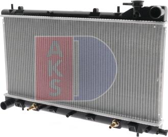 AKS Dasis 350016N - Радиатор, охлаждение двигателя autodif.ru