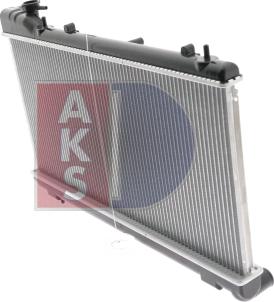AKS Dasis 350016N - Радиатор, охлаждение двигателя autodif.ru