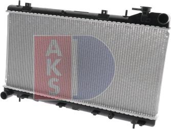 AKS Dasis 350030N - Радиатор, охлаждение двигателя autodif.ru