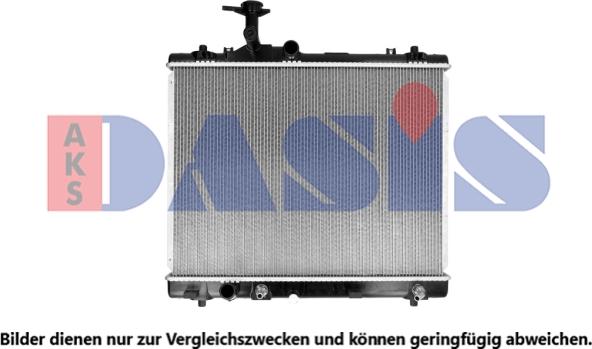 AKS Dasis 320063N - Радиатор, охлаждение двигателя autodif.ru