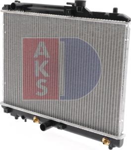 AKS Dasis 320013N - Радиатор, охлаждение двигателя autodif.ru