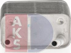 AKS Dasis 376008N - Масляный радиатор, двигательное масло autodif.ru