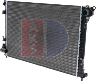 AKS Dasis 370039N - Радиатор, охлаждение двигателя autodif.ru