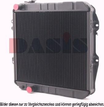 AKS Dasis 240030N - Радиатор, охлаждение двигателя autodif.ru