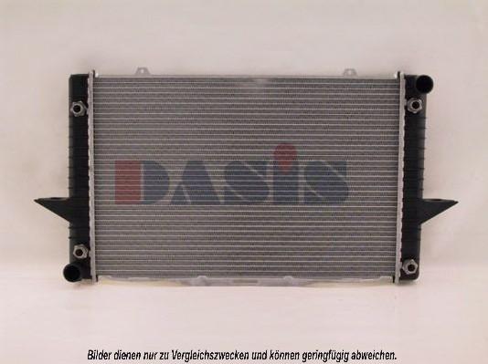 AKS Dasis 220540N - Радиатор, охлаждение двигателя autodif.ru