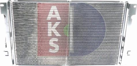 AKS Dasis 222070N - Конденсатор кондиционера autodif.ru
