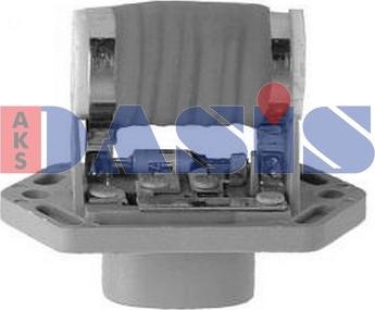 AKS Dasis 740251N - Дополнительный резистор, электромотор - вентилятор радиатора autodif.ru